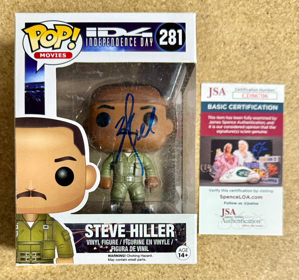 Will Smith Signed Steve Hiller Independence Day Funko Pop! #281 With JSA COA