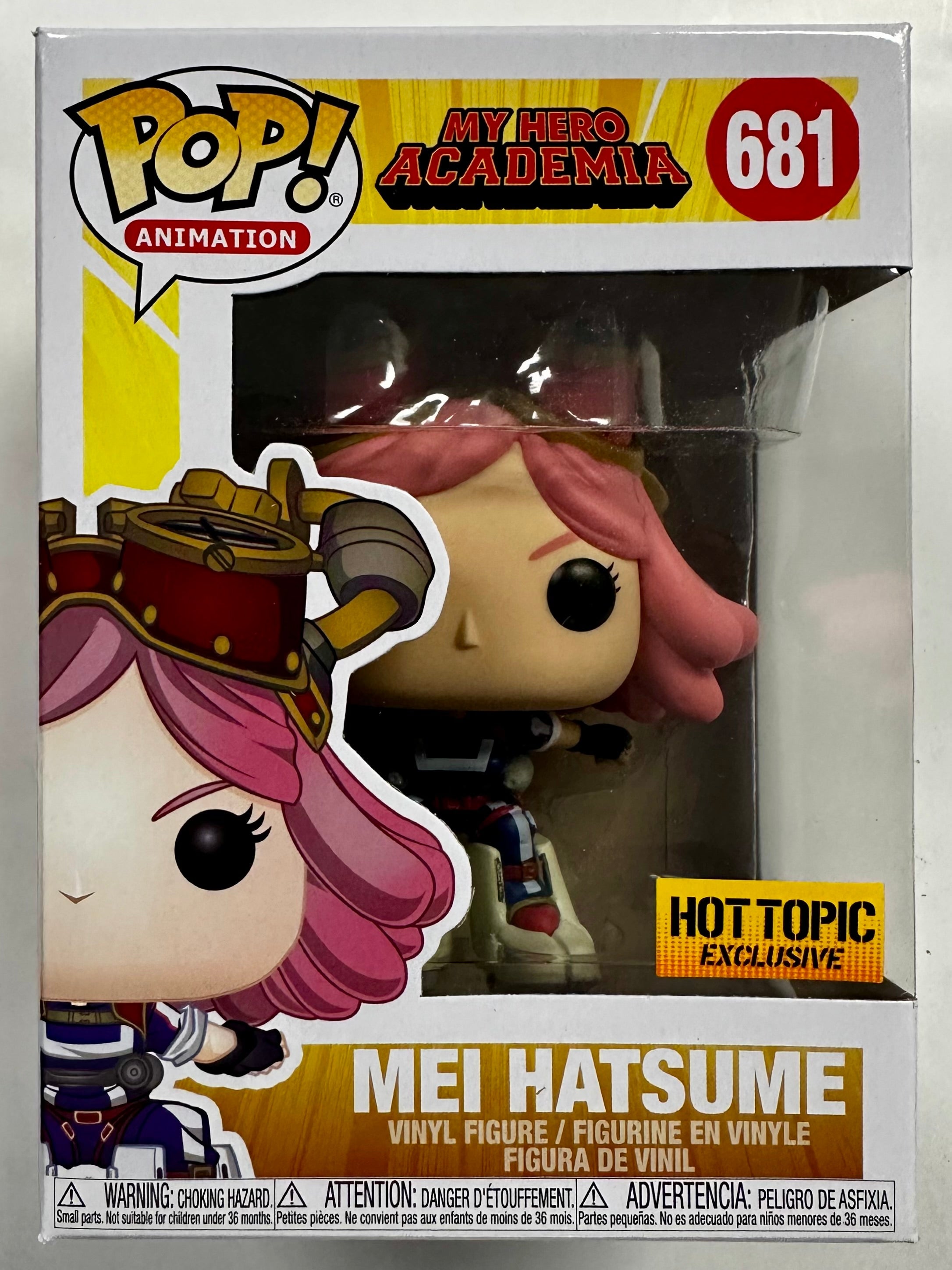 Funko Pop! Animation Mei Hatsume #681 My Hero Academia HT Vaulted 2019 Exclusive