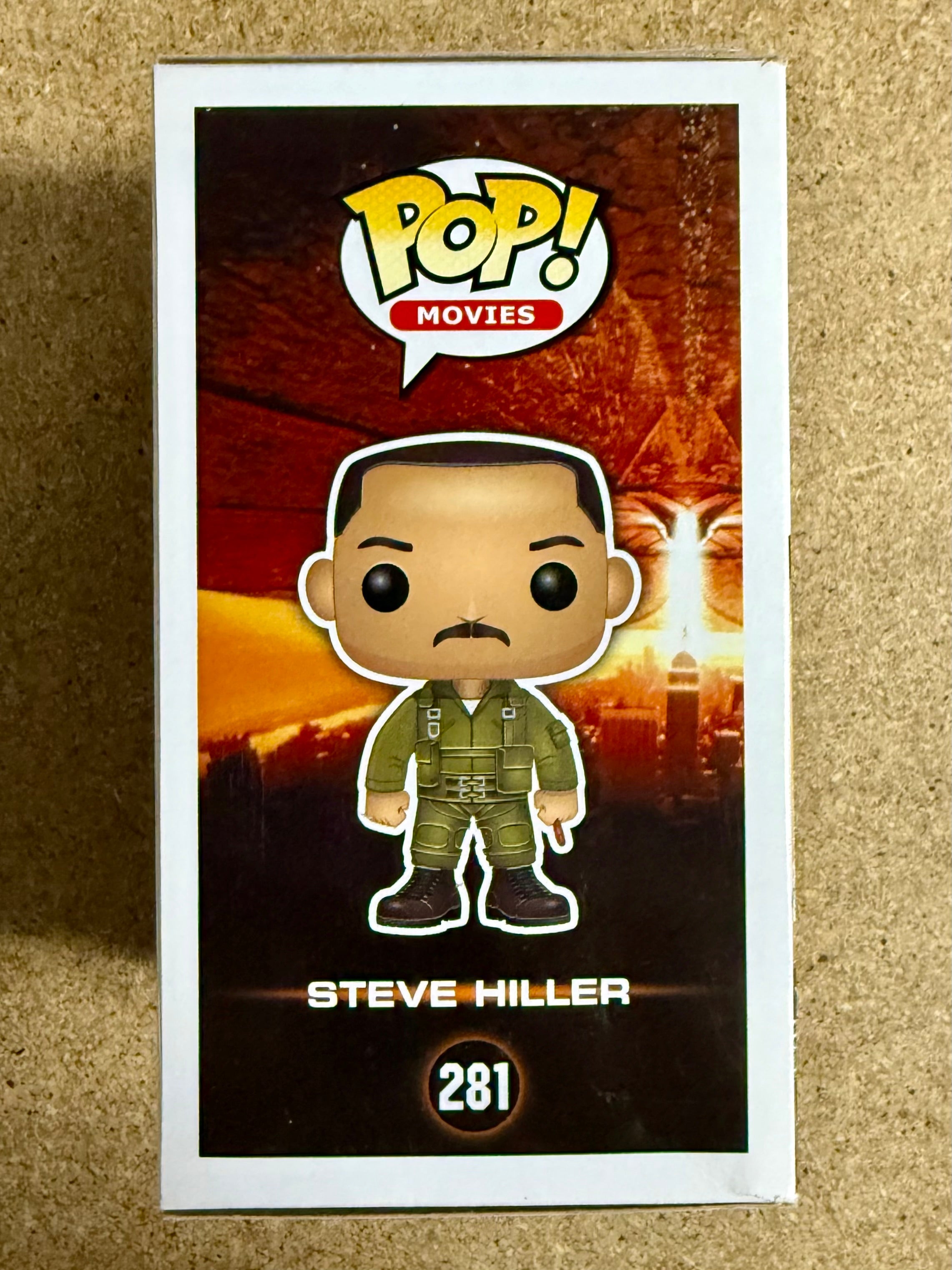 Will Smith Signed Steve Hiller Independence Day Funko Pop! #281 With JSA COA