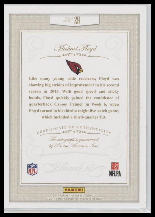 2014-panini-flawless-inscriptions-michael-floyd-25-auto-29