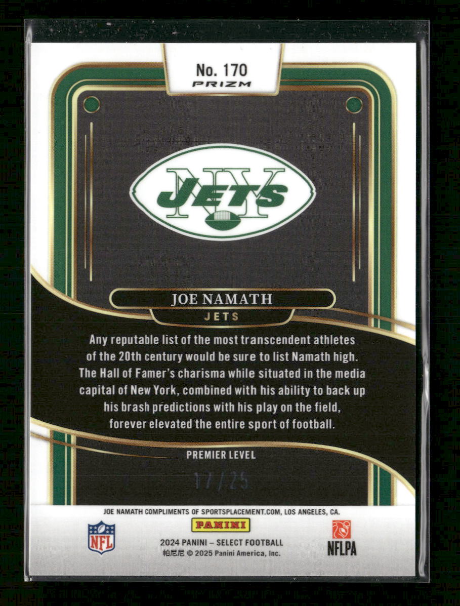 2024-panini-select-blue-disco-prizm-joe-namath-25-170