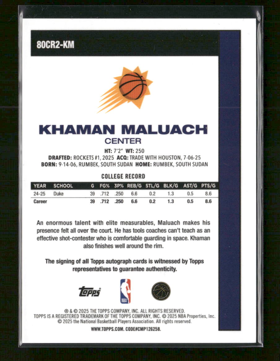 2025-26-topps-chrome-basketball-rookie-autographs-khaman-maluach-80cr2-km