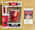 Thomas Lennon Signed Movie Theater Soda Cup Funko Pop! #200 With JSA COA