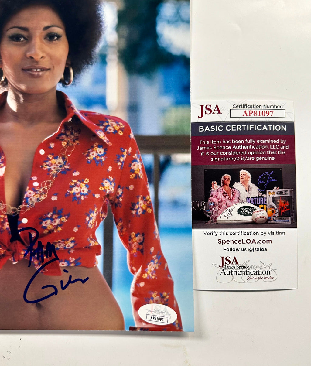 Pam Grier Signed Foxy Brown 8x10 Photo With JSA COA Jackie Brown Coffy