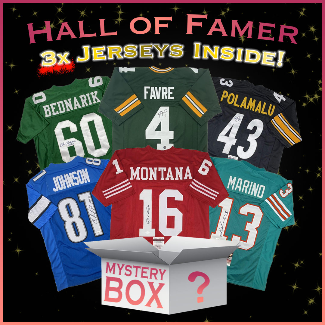 3x-hall-of-famers-autographed-signed-football-jerseys-mystery-box-with-psa-jsa-or-beckett-coa