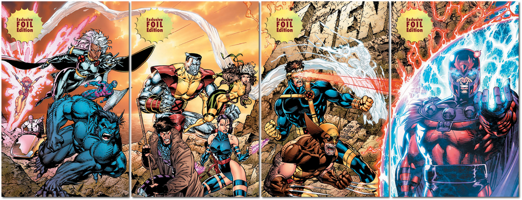 4-pack-limited-edition-foil-x-men-1991-1-facsimile-edition-unknown-comics-jim-lee-exclusive-connecting-cover-premium-var-02-12-2025