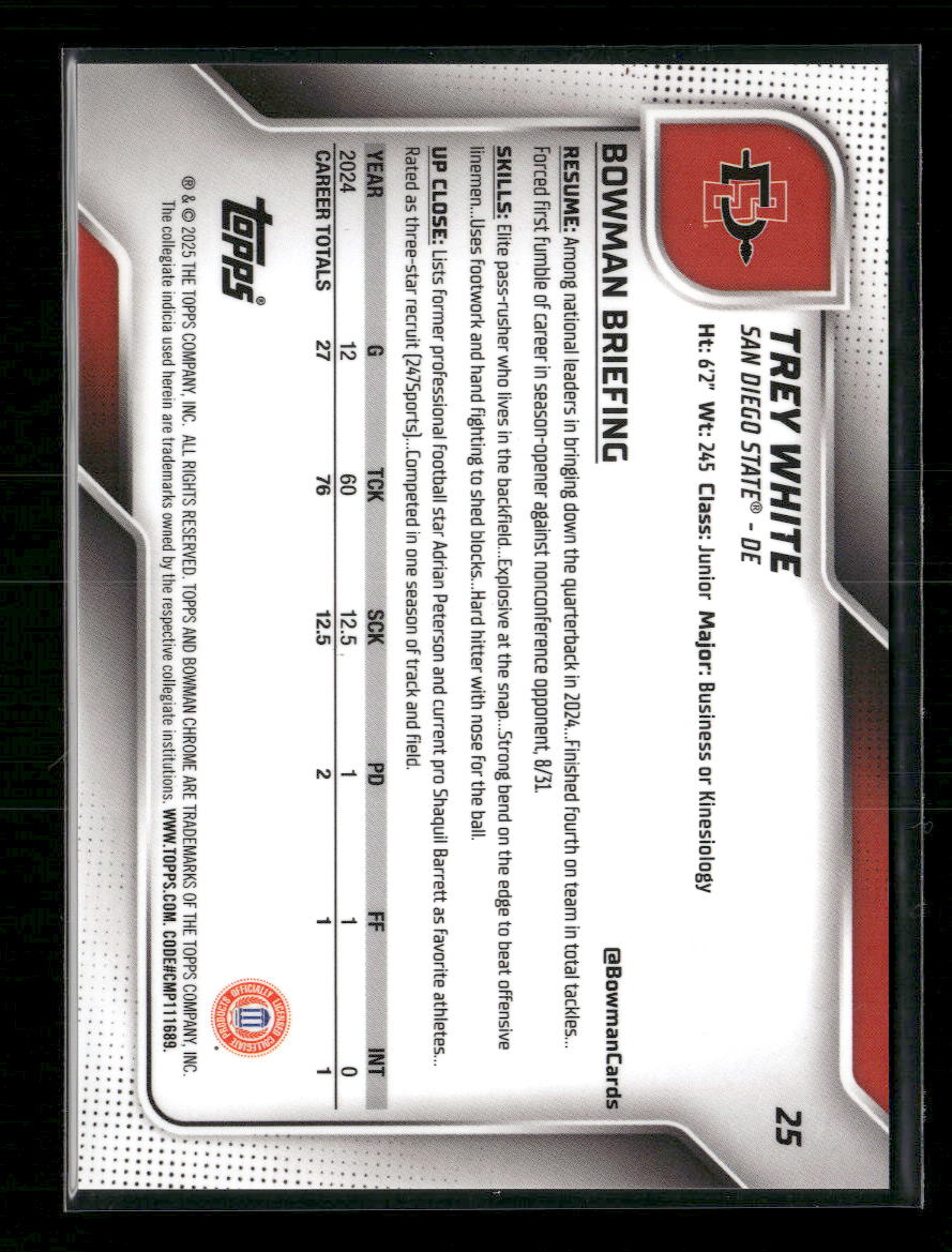 2025-bowman-university-chrome-red-shimmer-refractor-trey-white-8-10-25