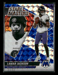 2021-panini-mosaic-stare-masters-prizm-blue-lamar-jackson-99-sm1