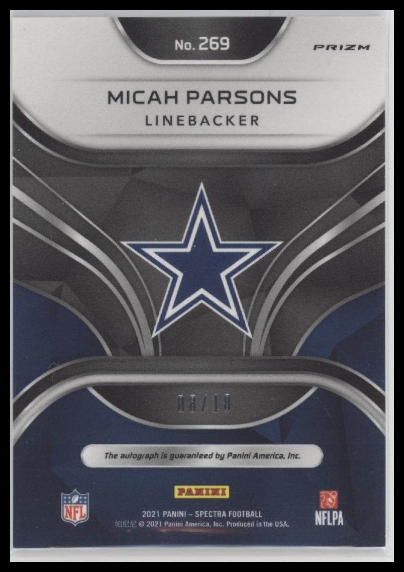 2021-panini-spectra-neon-orange-micah-parsons-rookie-10-auto-269