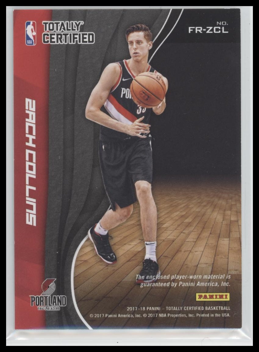 2017-18-panini-certified-fabric-game-rookies-holo-blue-zach-collins-1-fr-zcl