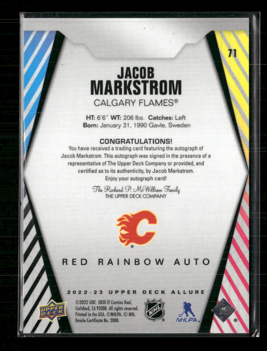 2022-23-upper-deck-allure-autographs-red-rainbow-jacob-markstrom-auto-71