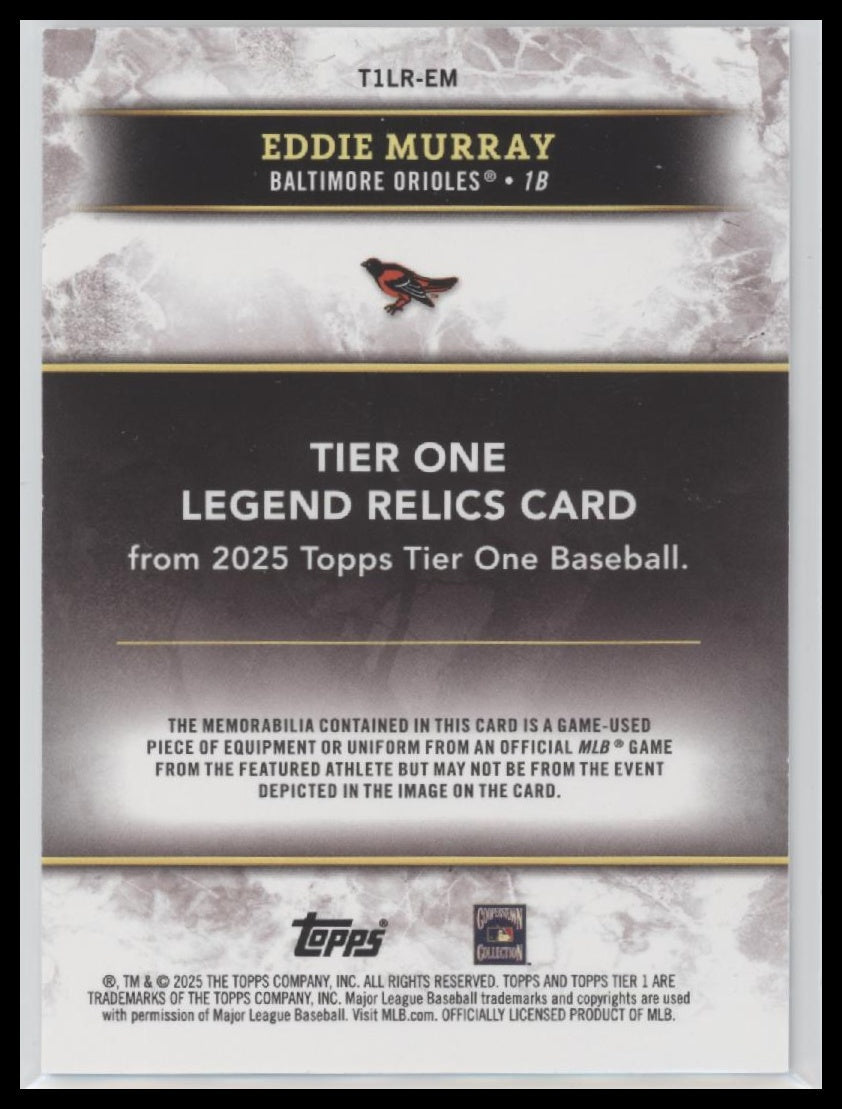 2025-topps-tier-one-legend-relics-green-foil-49-eddie-murray-t1lr-em