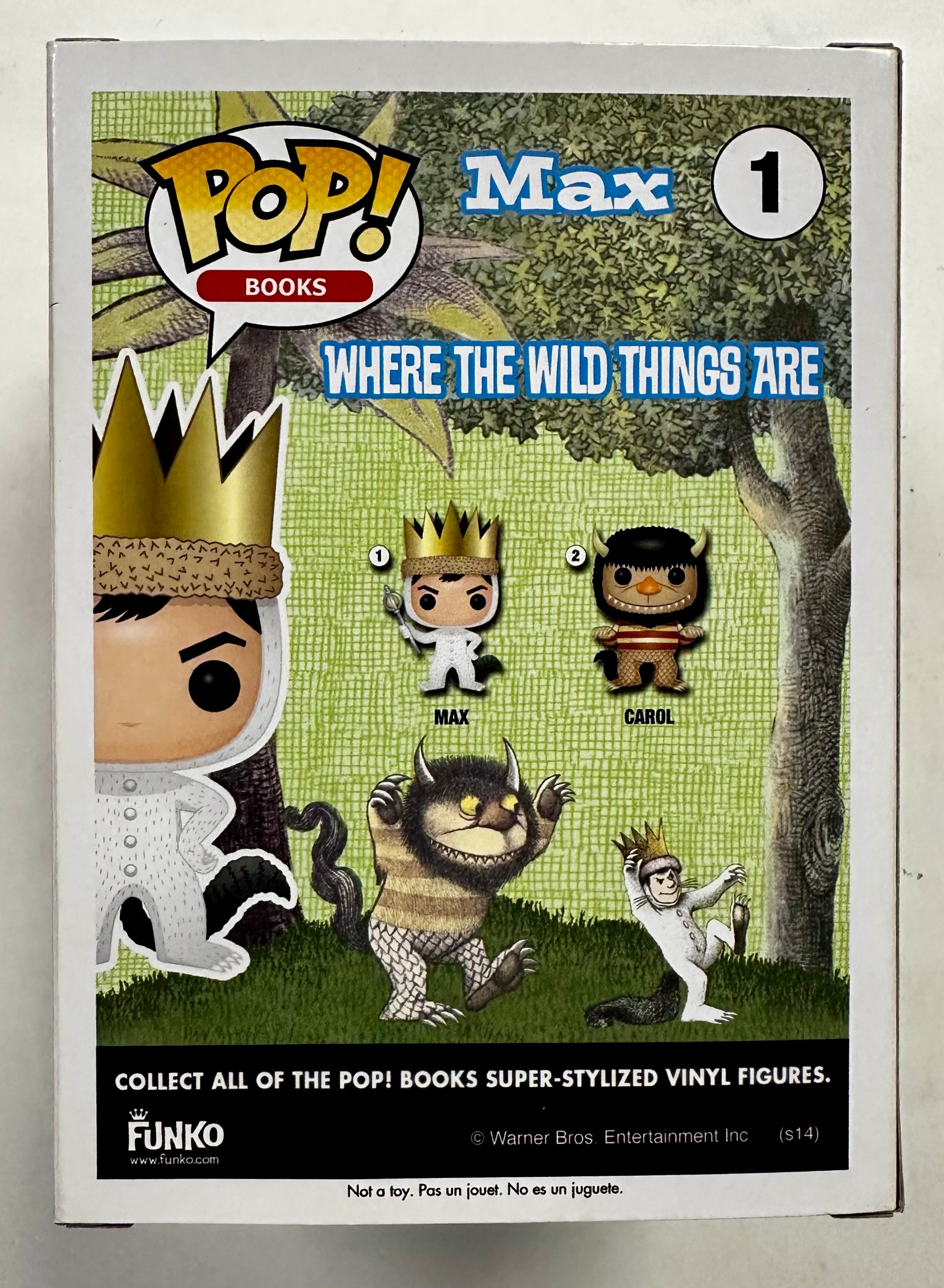 Funko Pop! Books Max #01 Where The Wild Things Are 2014 Vaulted