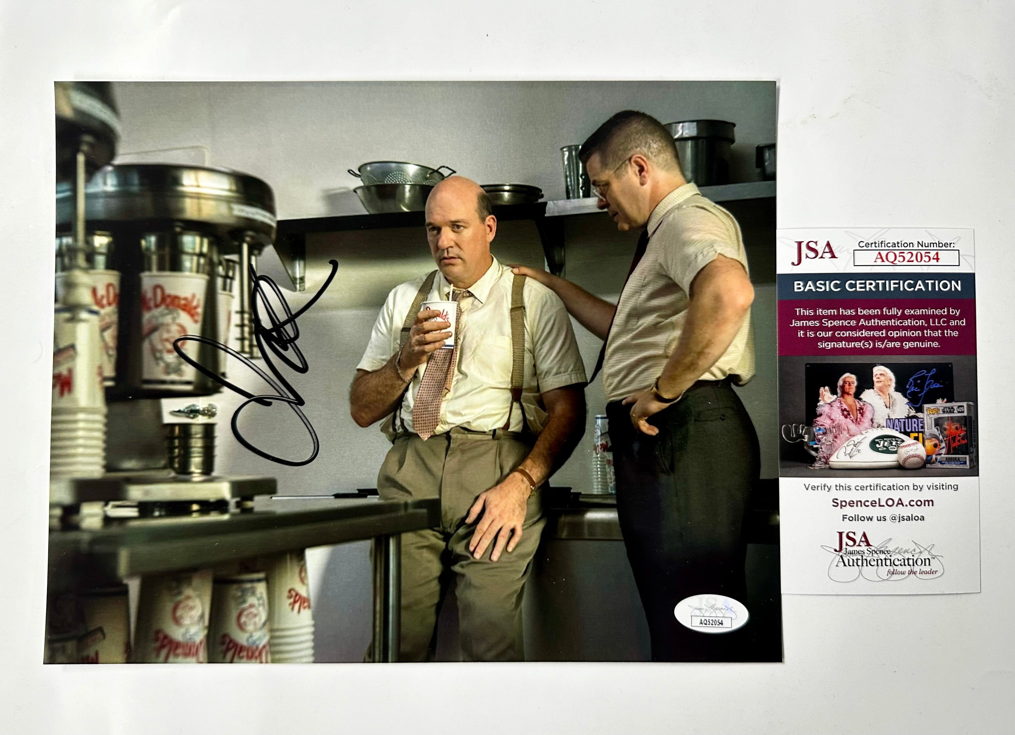 John Carroll Lynch Signed Mac McDonald The Founder 8x10 Photo With JSA COA