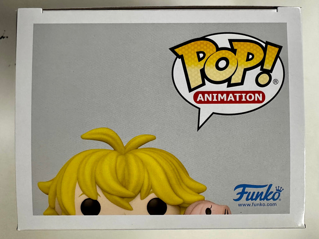 Funko Pop Animation Meliodas With Hawk #1497 Seven Deadly Sins Captain 2023