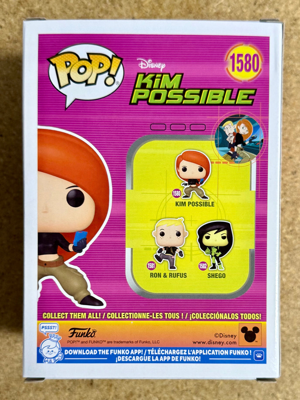 Funko Pop! Disney Kim Possible #1580 Kim Possible 2025