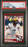 2025-panini-score-rookie-signature-green-will-johnson-9-psa-11
