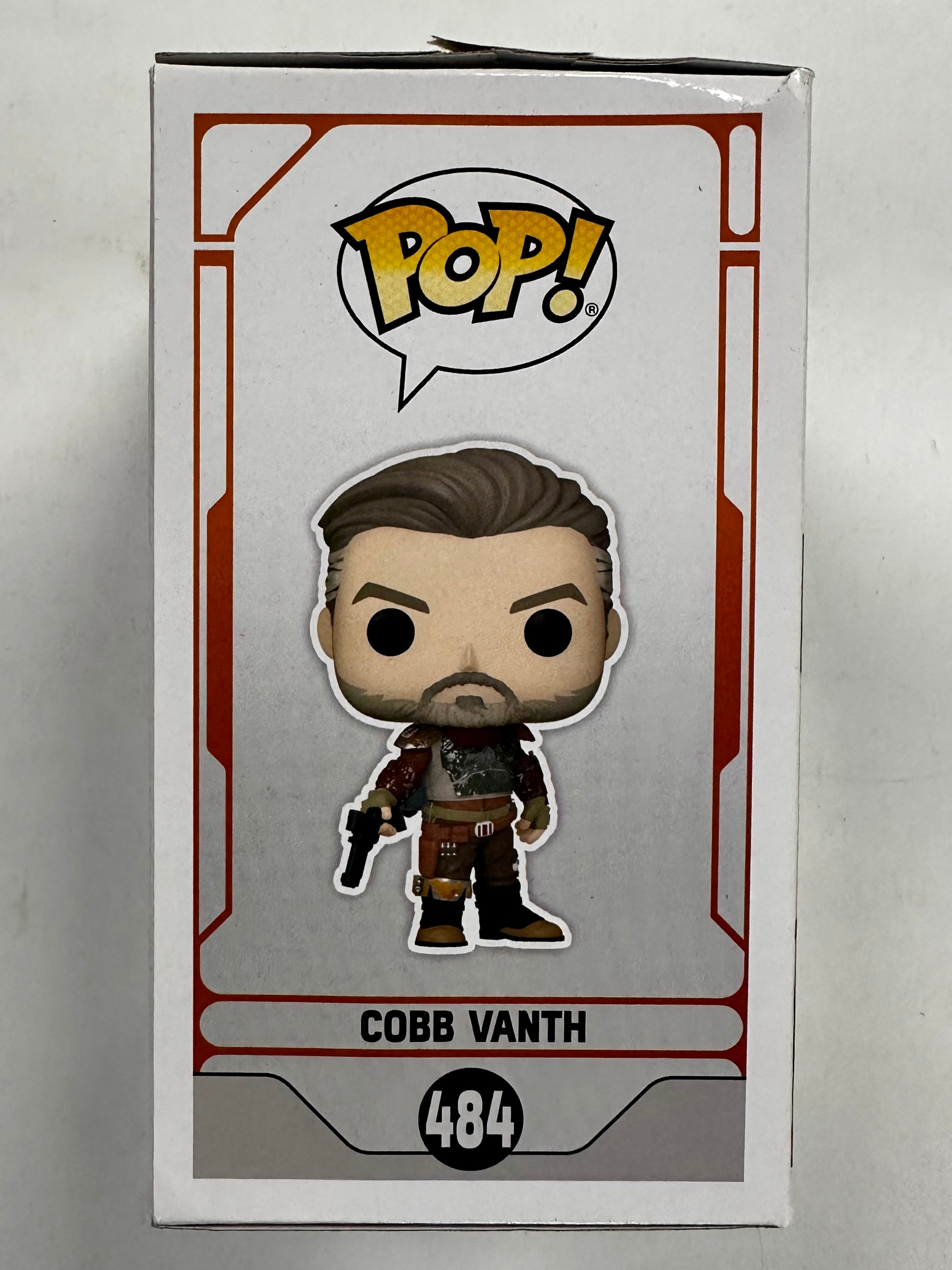 Funko Pop! Star Wars Cobb Vanth Unmasked Chase #484 The Mandalorian 2021 (Box Dmg)