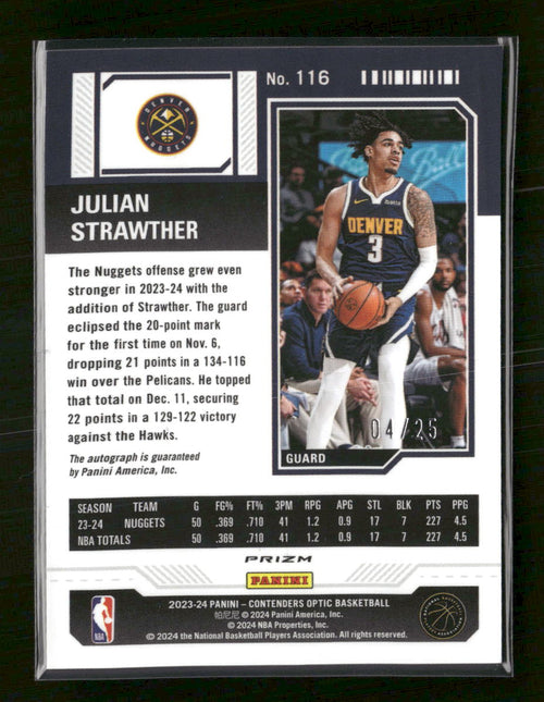 2023-24-panini-contenders-optic-orange-julian-strawther-rookie-25-auto-116