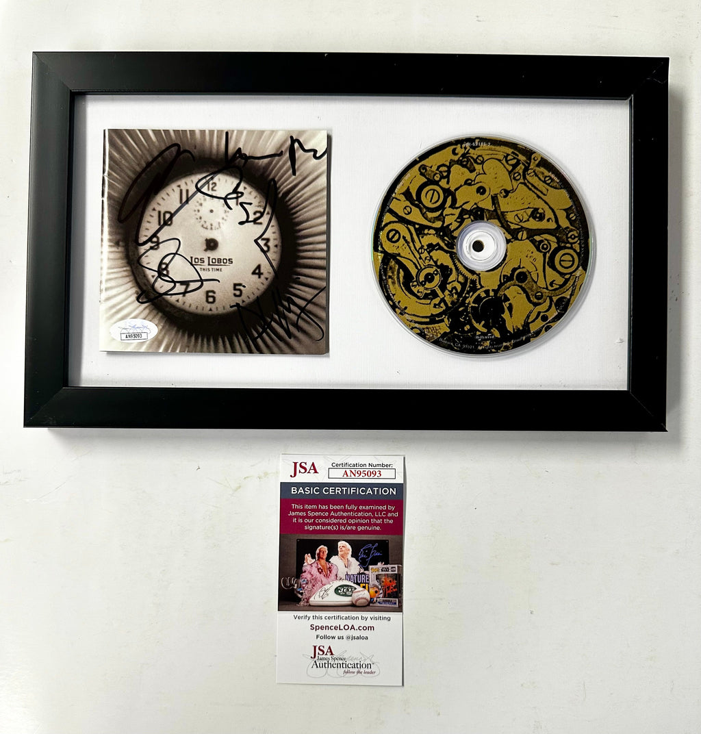 david-caesar-conrad-louie-steve-complete-signed-los-lobos-this-time-cd-framed-jsa-coa