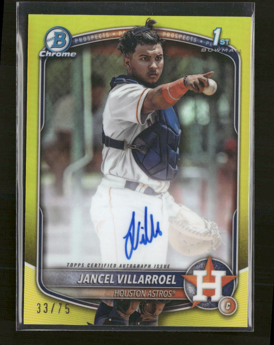2025-bowman-prospect-auto-yellow-refractor-jancel-villarroel-75-cpa-jv