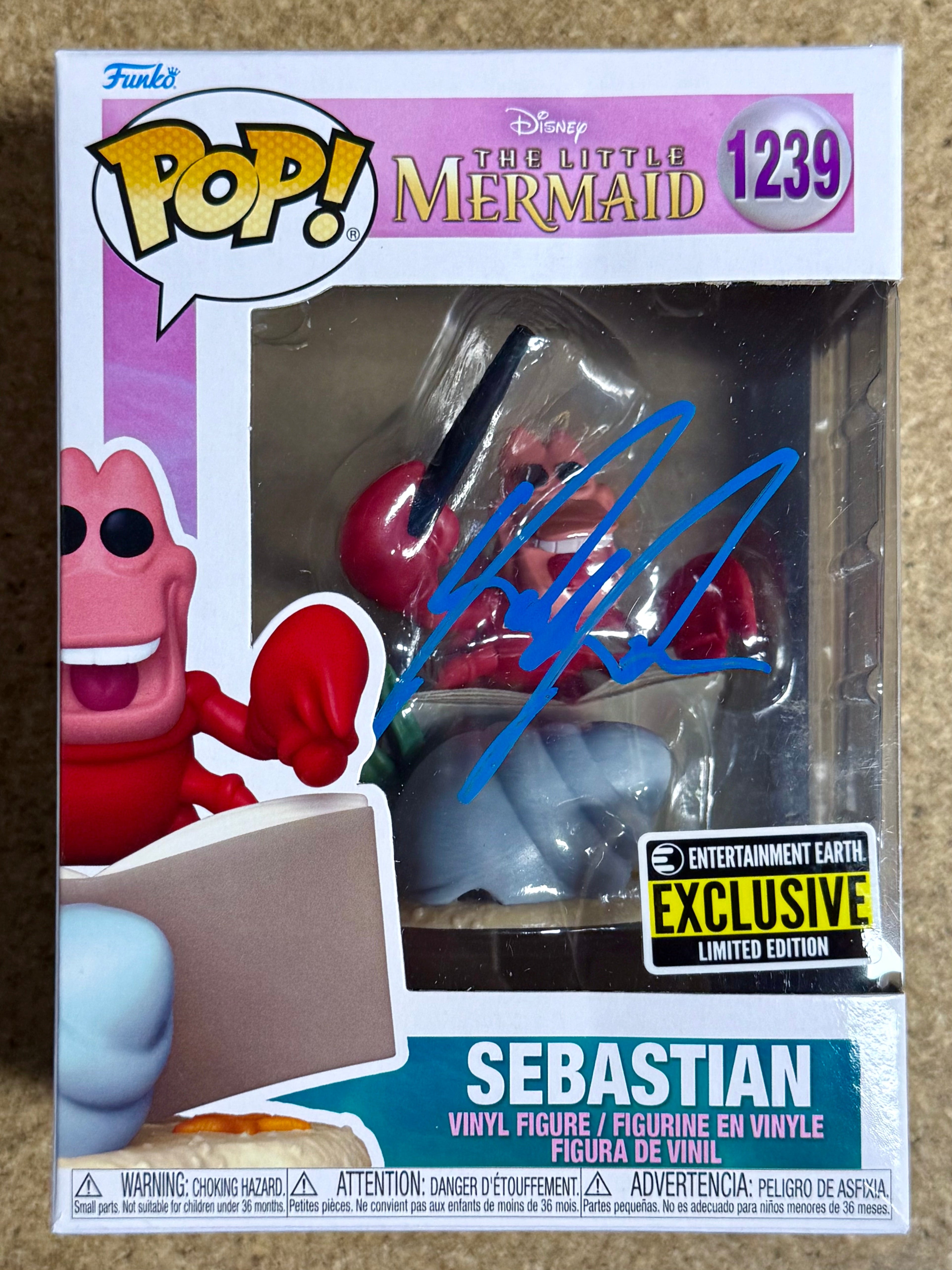 daveed-diggs-signed-sebastian-th-crab-funko-pop-1239-disney-the-little-mermaid-2023-with-jsa-coa