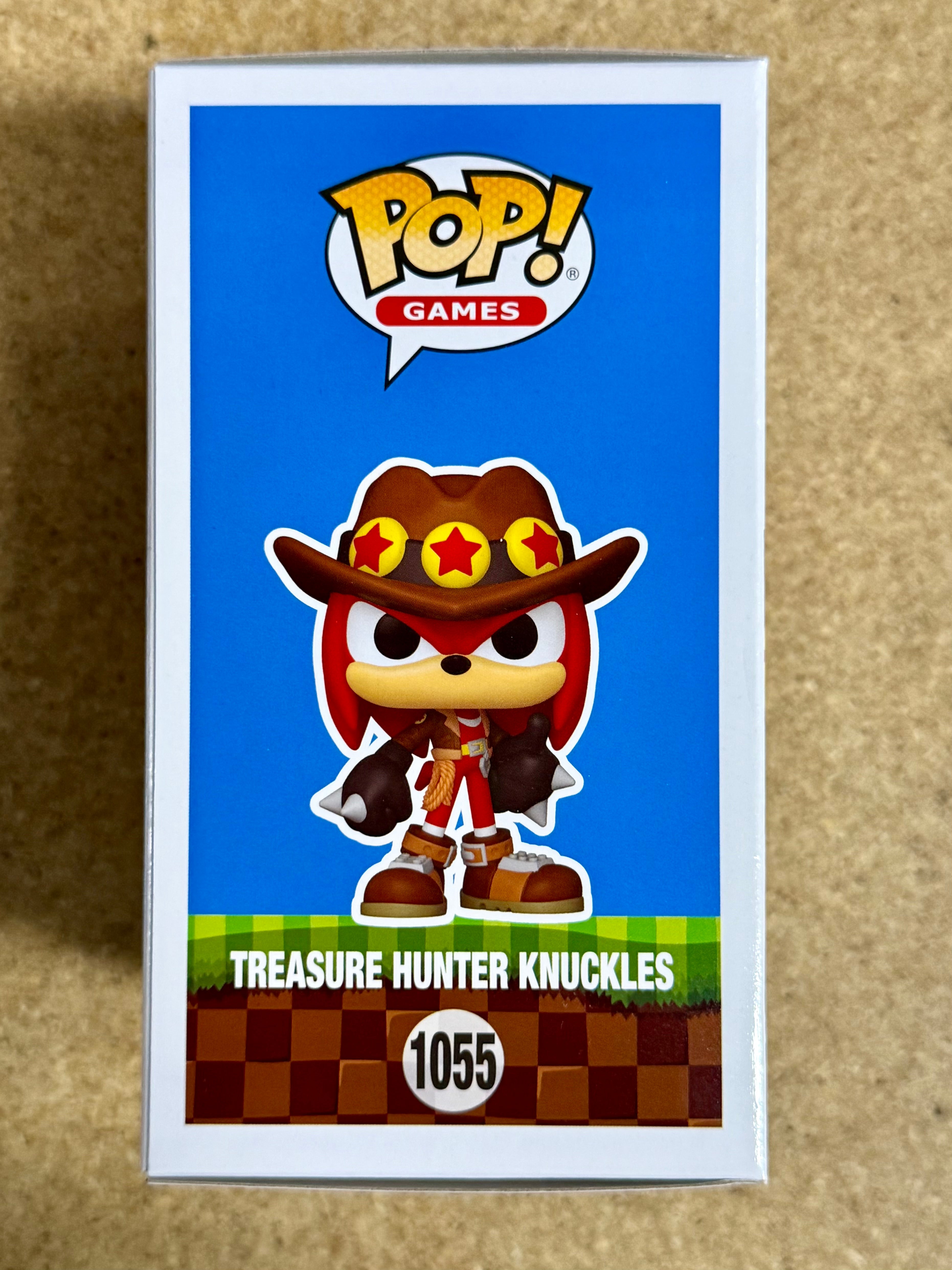Funko Pop! Games Treasure Hunter Knuckles #1055 Sonic the Hedgehog 2024 Sega