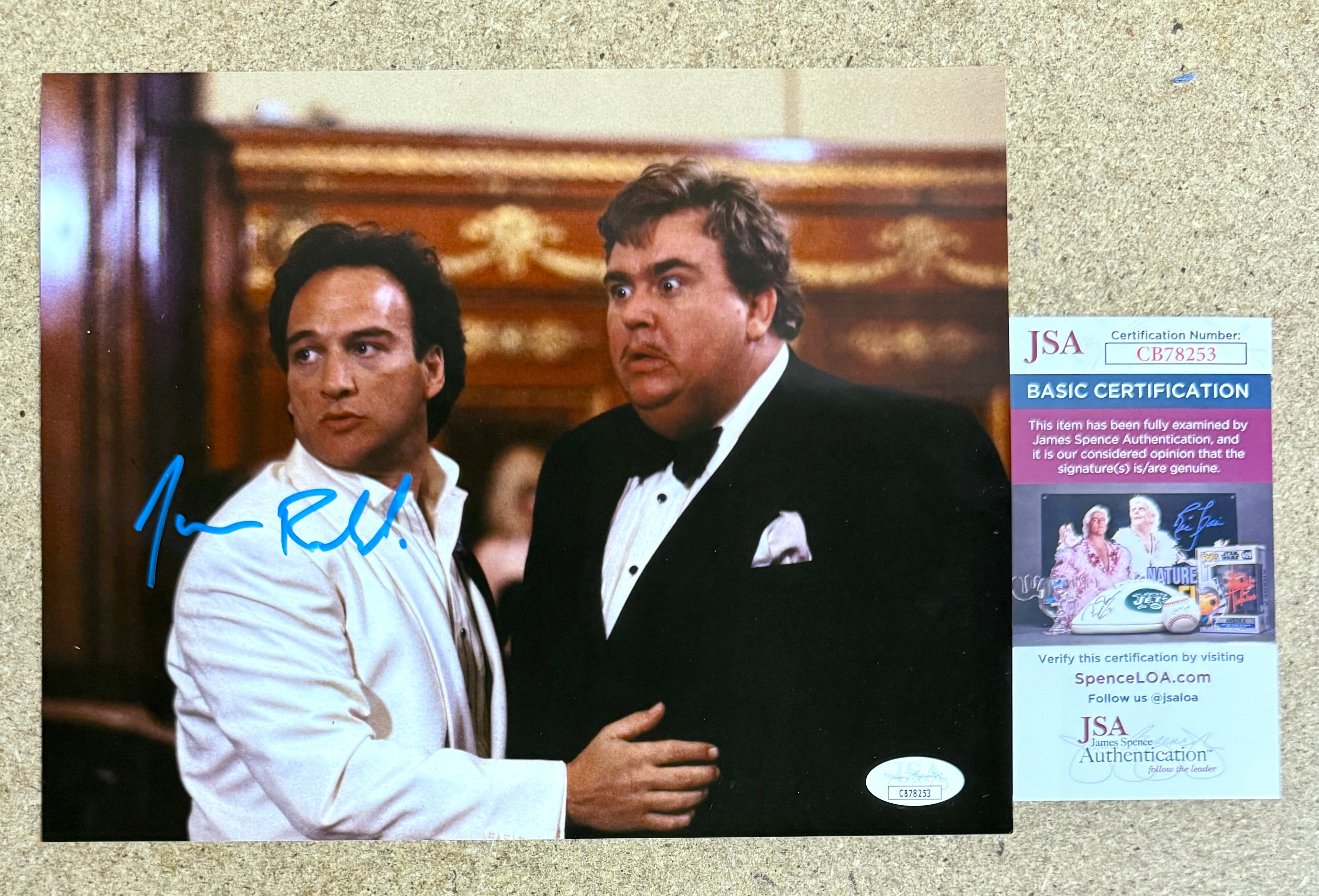 Jim Belushi Signed Autographed Once Upon A Crime 8X10 Photo With JSA COA
