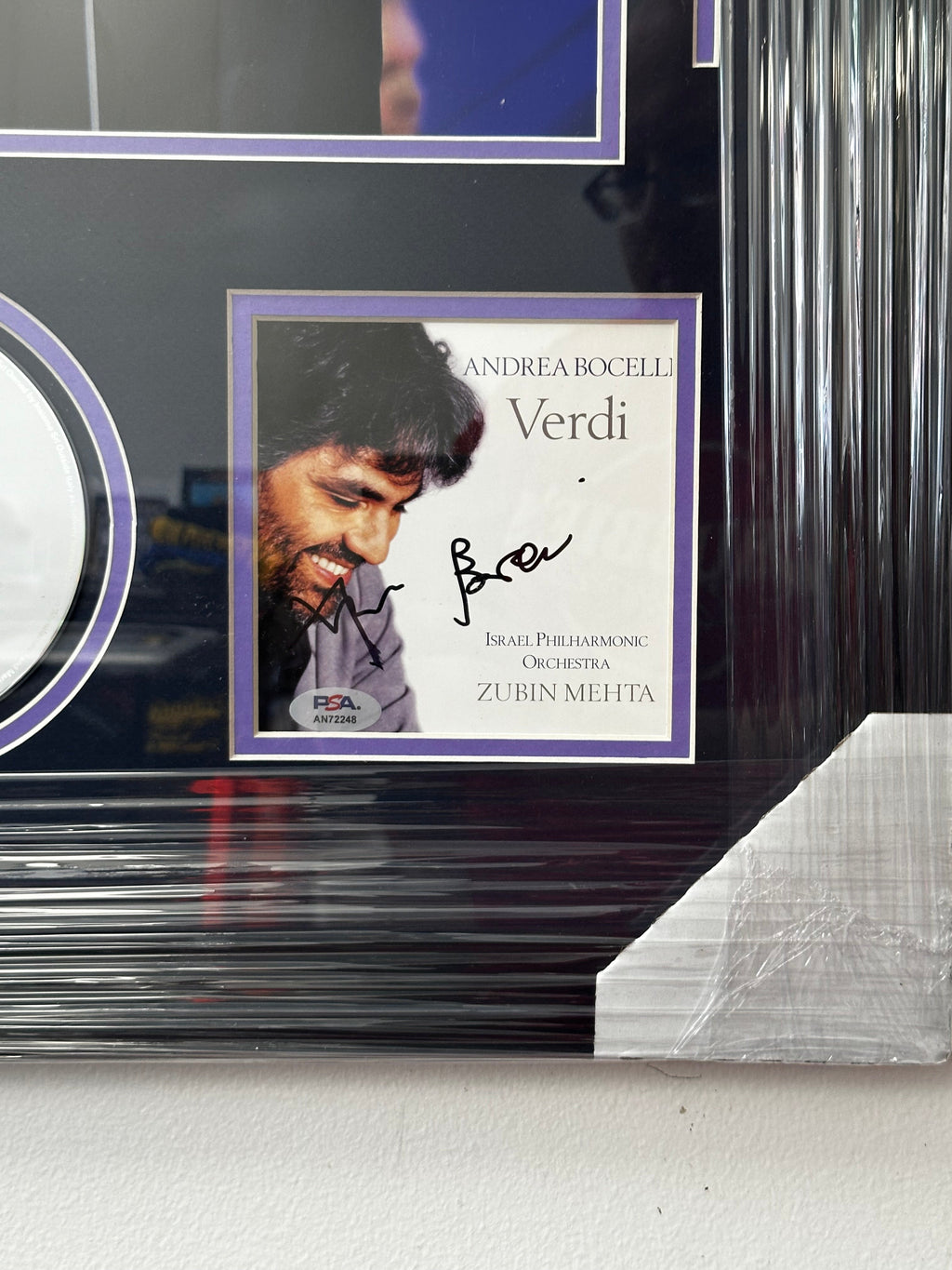 andrea-bocelli-signed-custom-framed-verdi-cd-booklet-8x10-photo-with-psa-coa