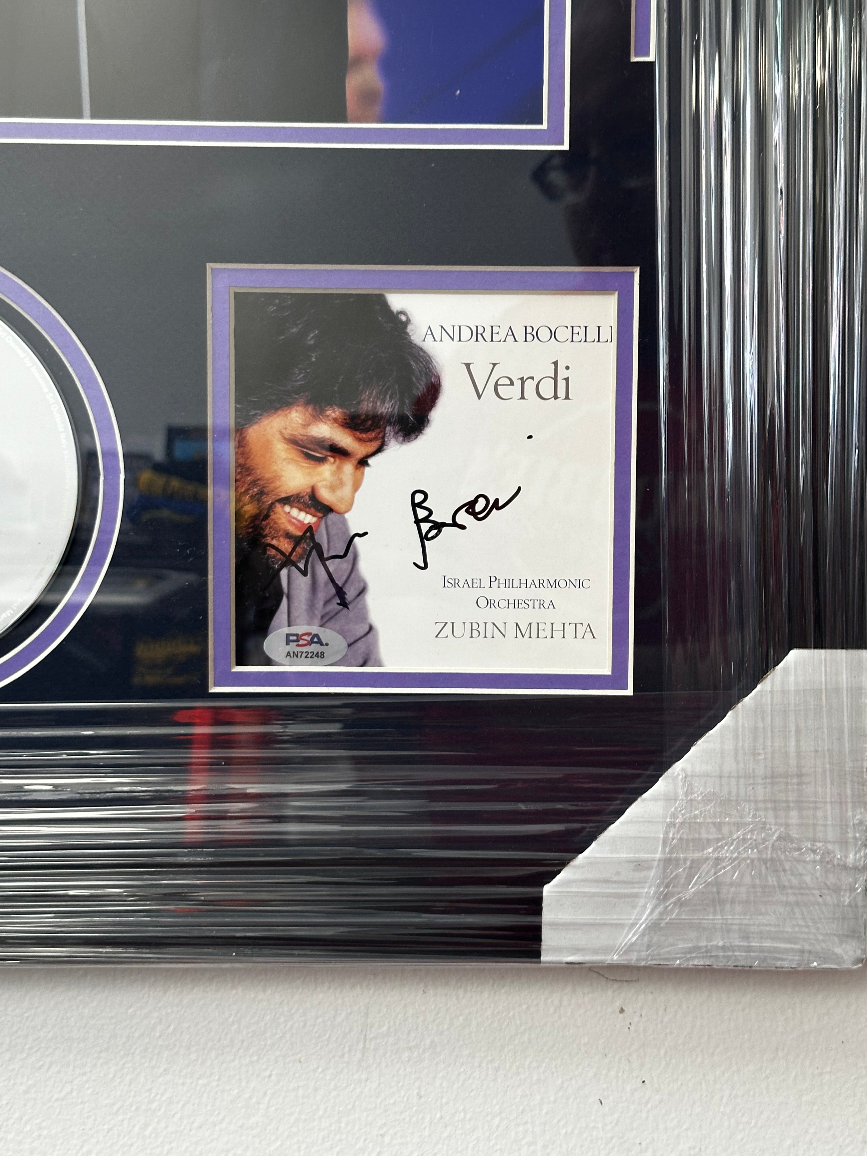 andrea-bocelli-signed-custom-framed-verdi-cd-booklet-8x10-photo-with-psa-coa
