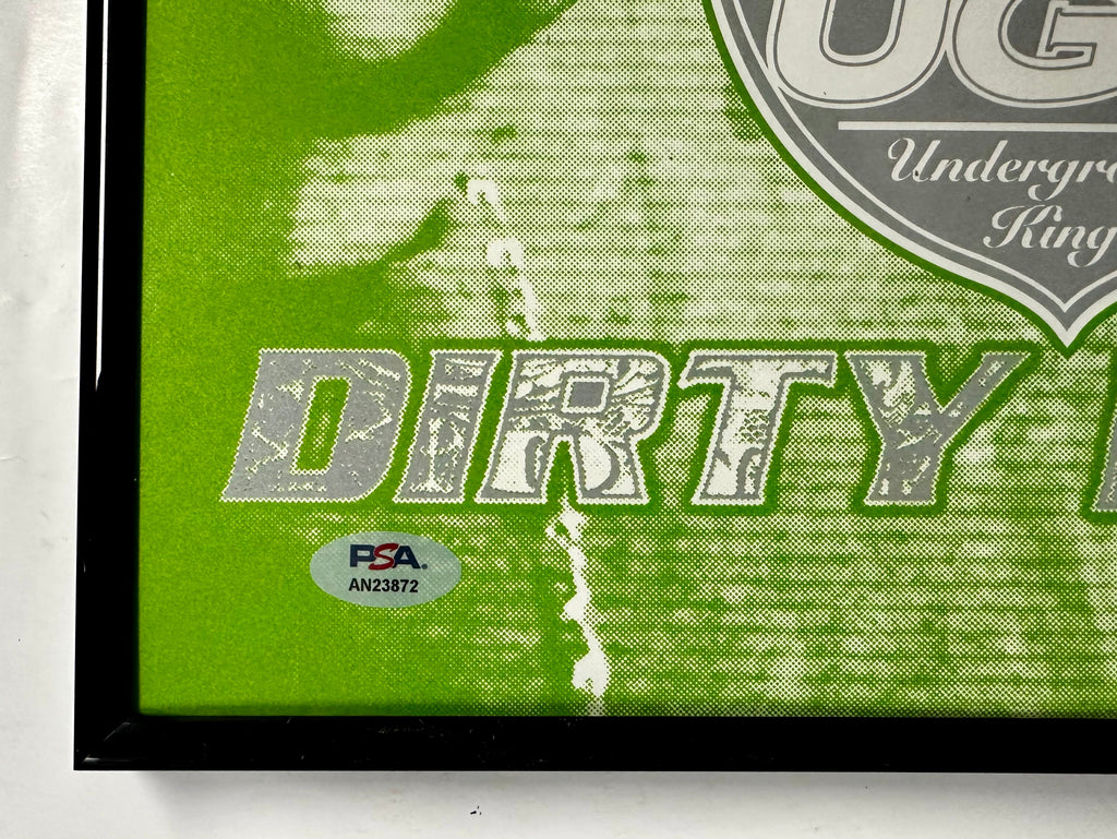 bun-b-autographed-signed-framed-ugk-dirty-money-vinyl-with-psa-dna-coa-choppin