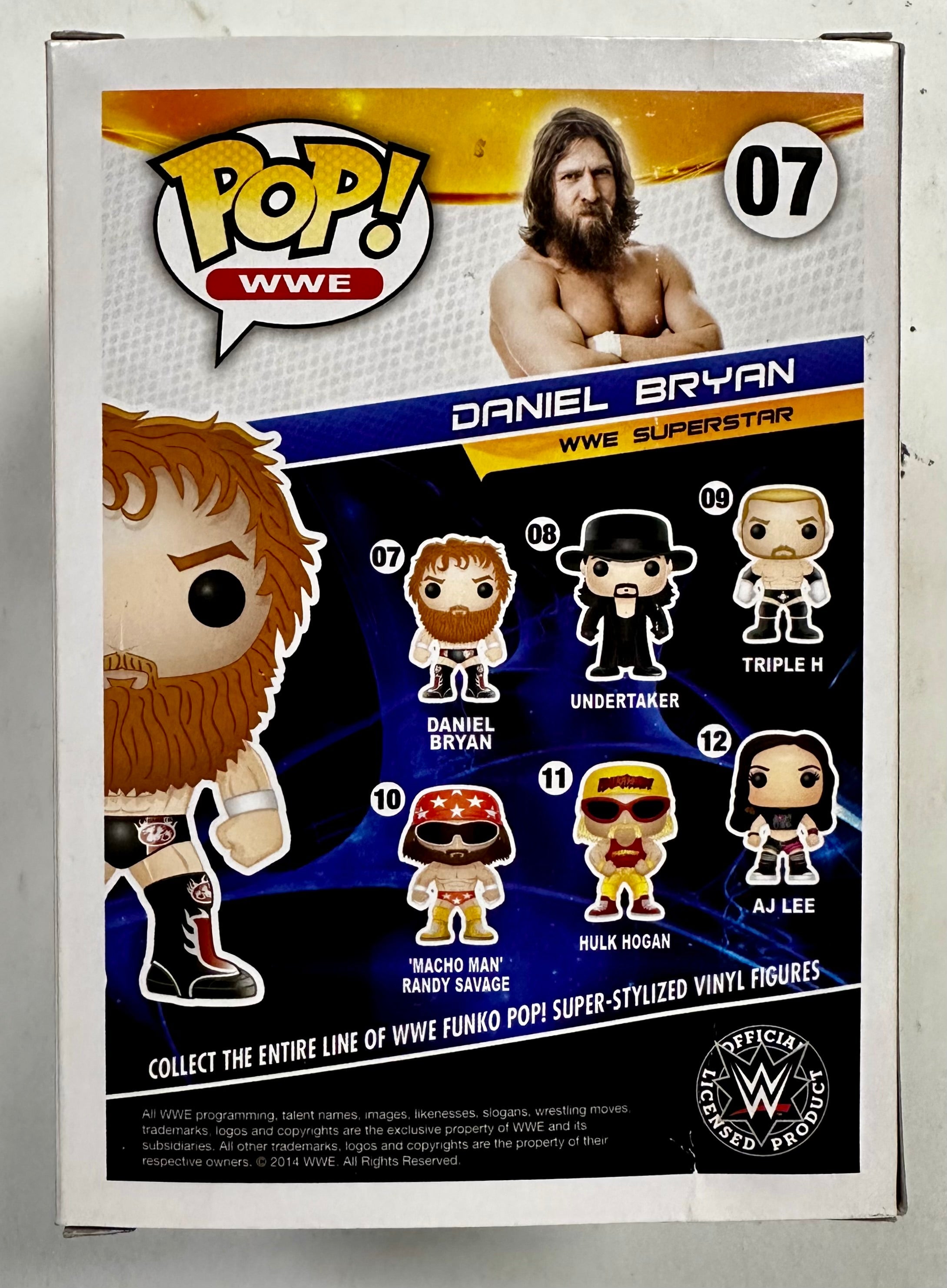 Funko Pop! WWE Daniel Bryan #07 Wrestling Vaulted 2014 Yes! Yes! Yes! Danielson
