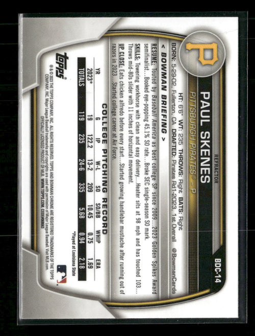 2023-bowman-draft-chrome-refractor-paul-skenes-bdc-14