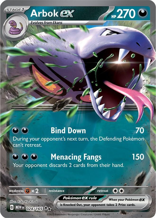arbok-ex-024-165-scarlet-violet-151