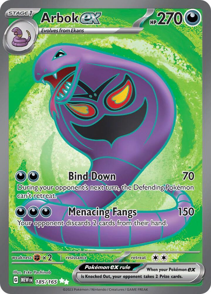 arbok-ex-185-165-scarlet-violet-151