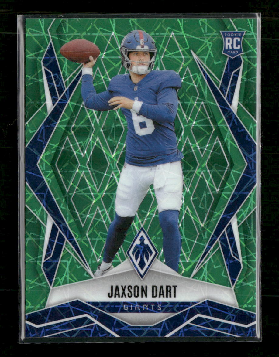 2025-panini-phoenix-green-lazer-prizm-jaxson-dart-rookie-49-200