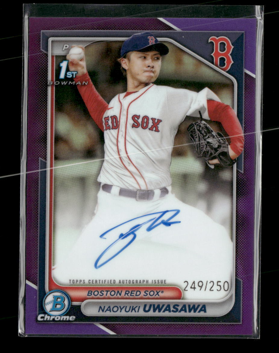 2024-bowman-chrome-prospect-purple-refractors-naoyuki-uwasawa-250-auto-cpa-nu