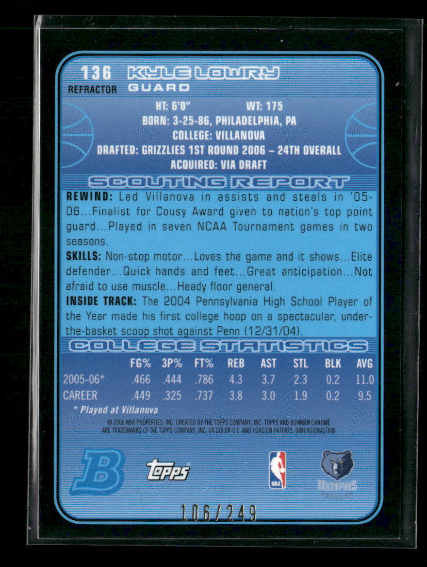 2006-07-bowman-kyle-lowry-rookie-136