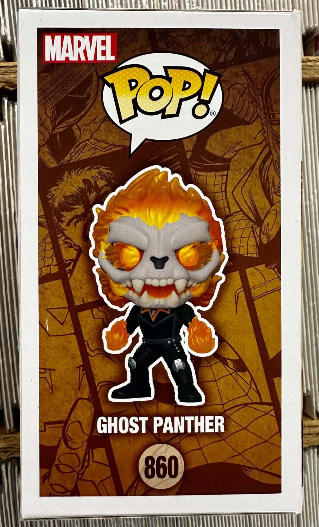 Funko Pop! Marvel Games Ghost Panther #860 Infinity Warps 2021