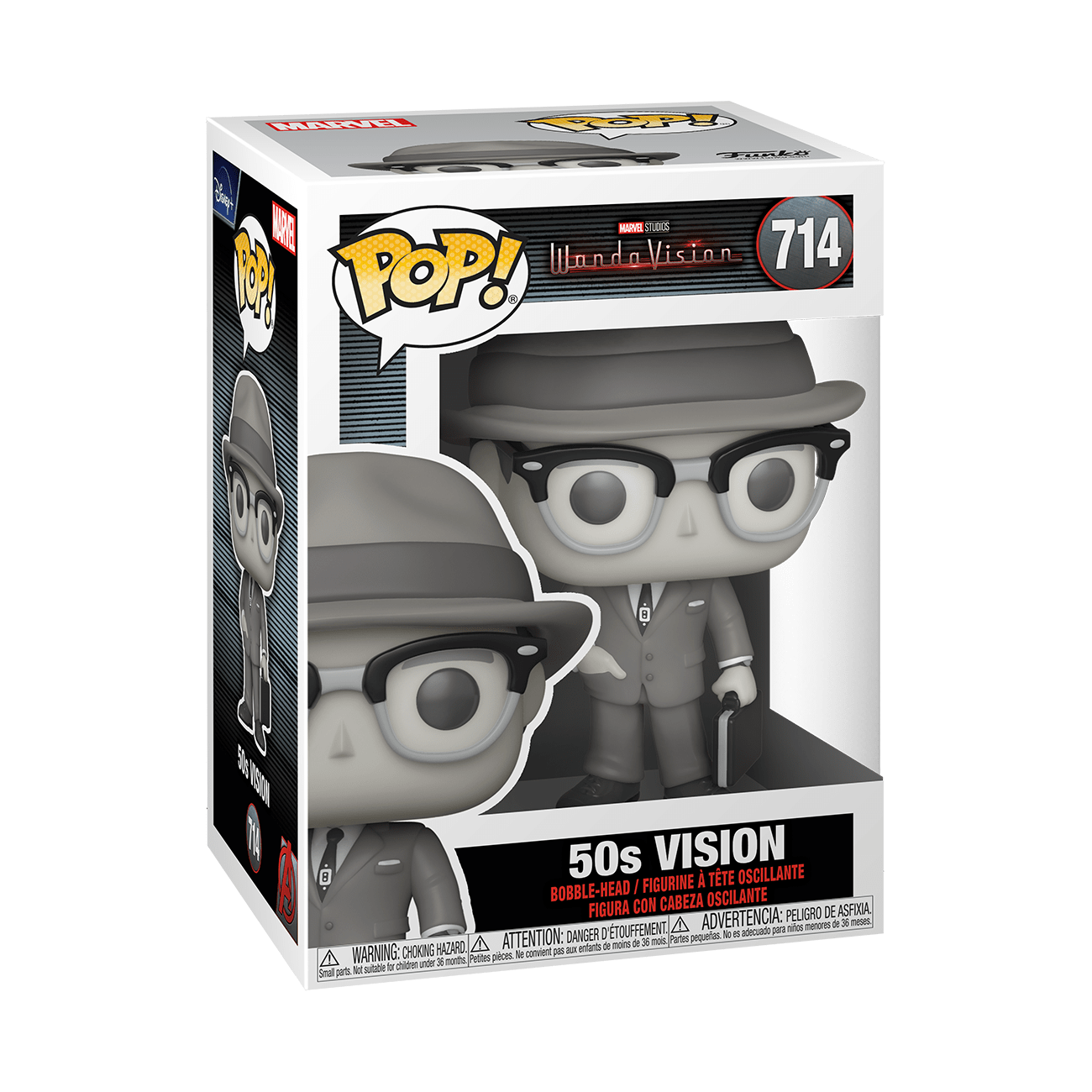Pop! Marvel: Wanda Vision - 50's Vision (Black & White)