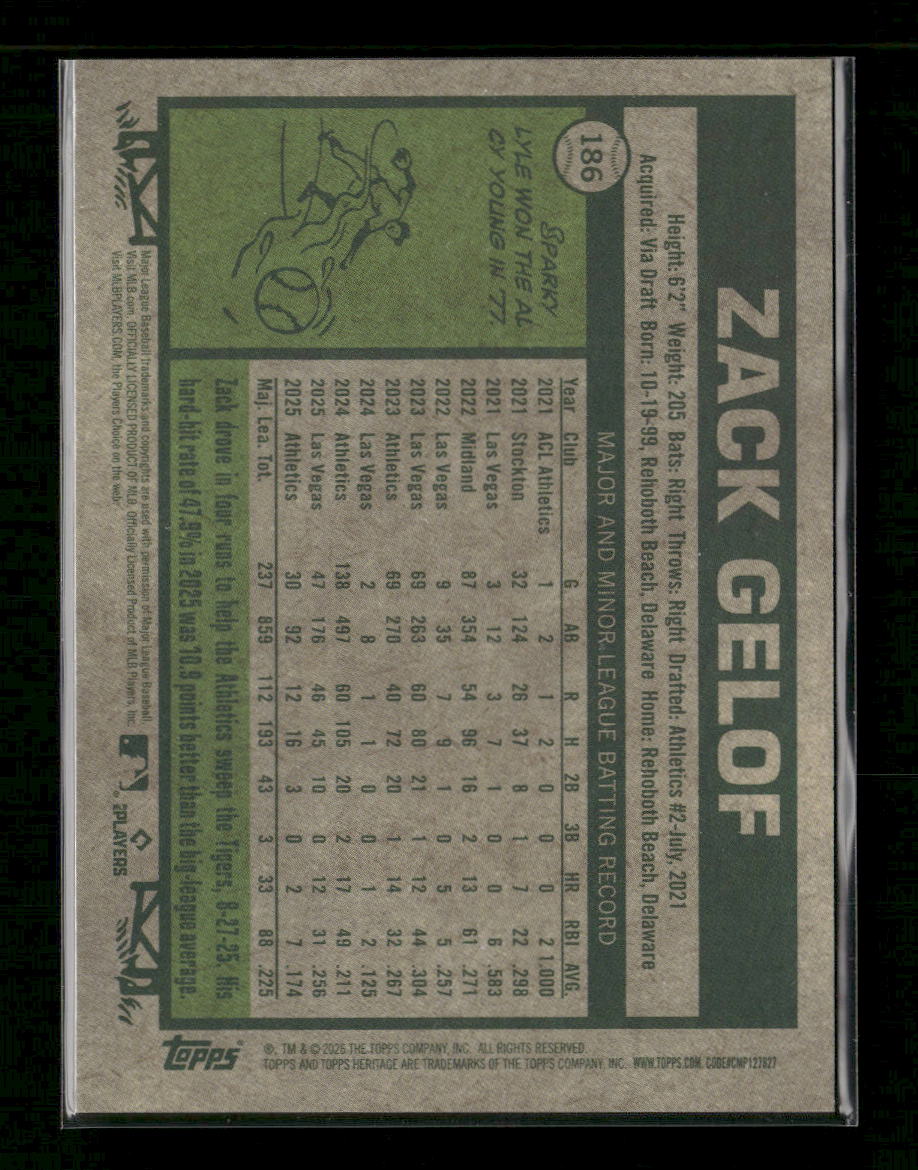 2026-topps-heritage-chrome-orange-refractors-zack-gelof-25-186