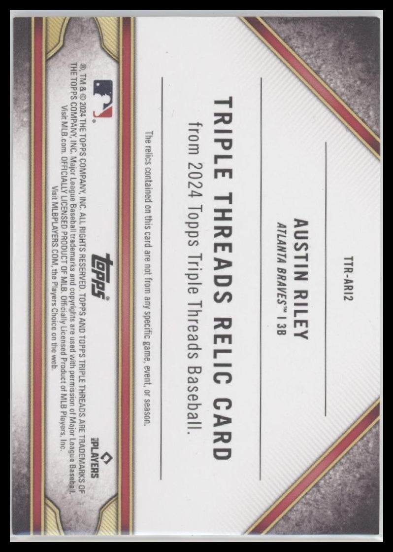 2022-topps-triple-threads-triple-threads-relics-austin-riley-36-ttr-ari2