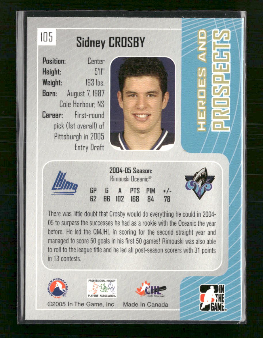 2005-06-in-the-game-heroes-and-prospects-sidney-crosby-105