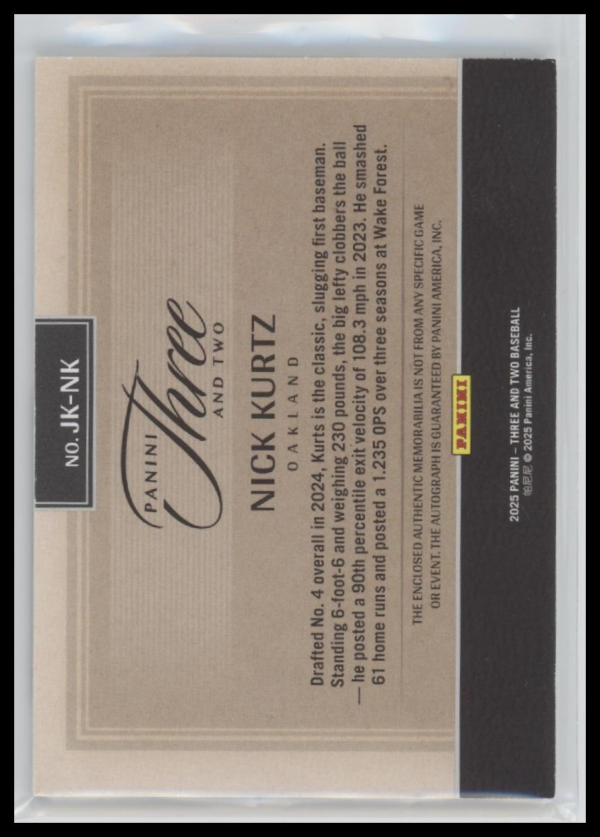 2025-panini-three-and-two-tri-color-patch-auto-49-nick-kurtz-jk-nk