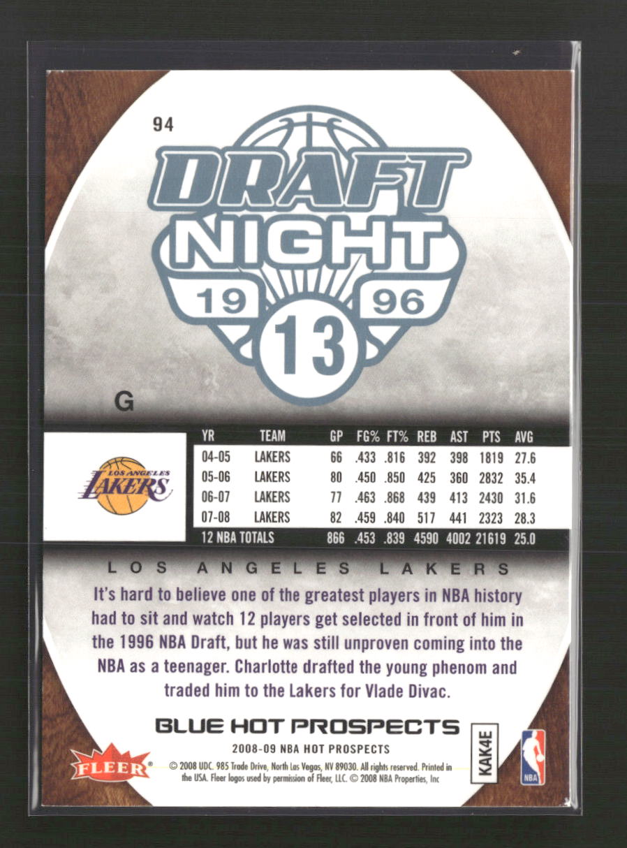 2008-09-fleer-hot-prospects-blue-kobe-bryant-94