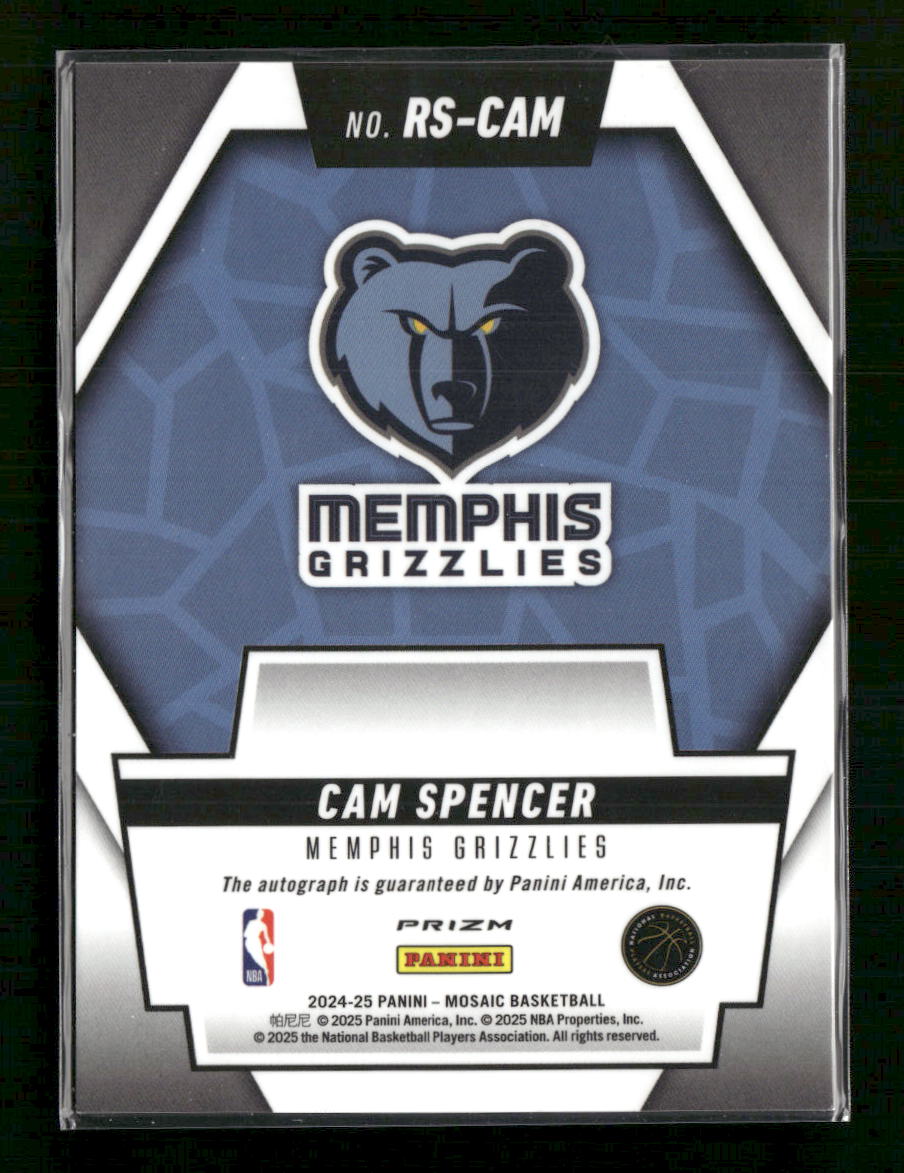 2024-25-panini-mosaic-rookie-scripts-green-ice-cam-spencer-auto-rs-cam