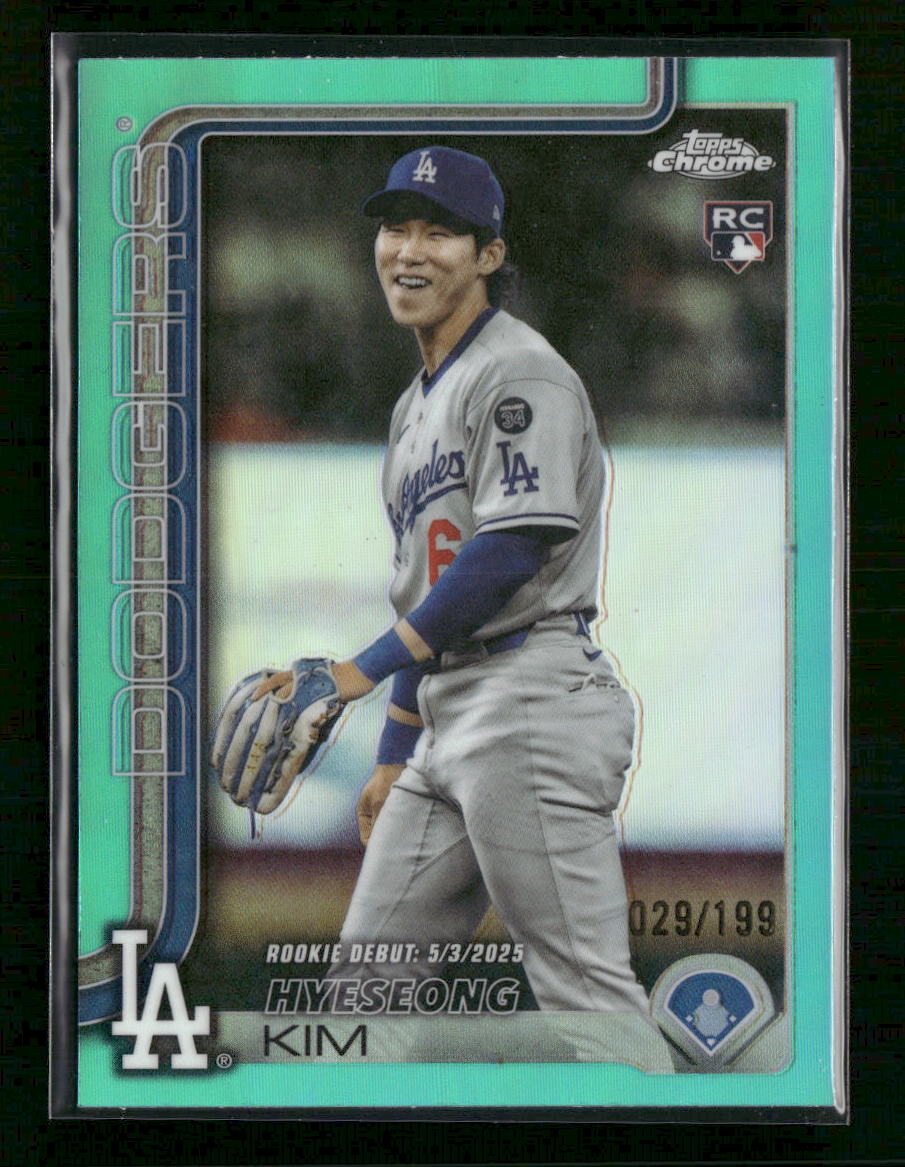 2025-topps-update-aqua-holo-foil-hyeseong-kim-us312