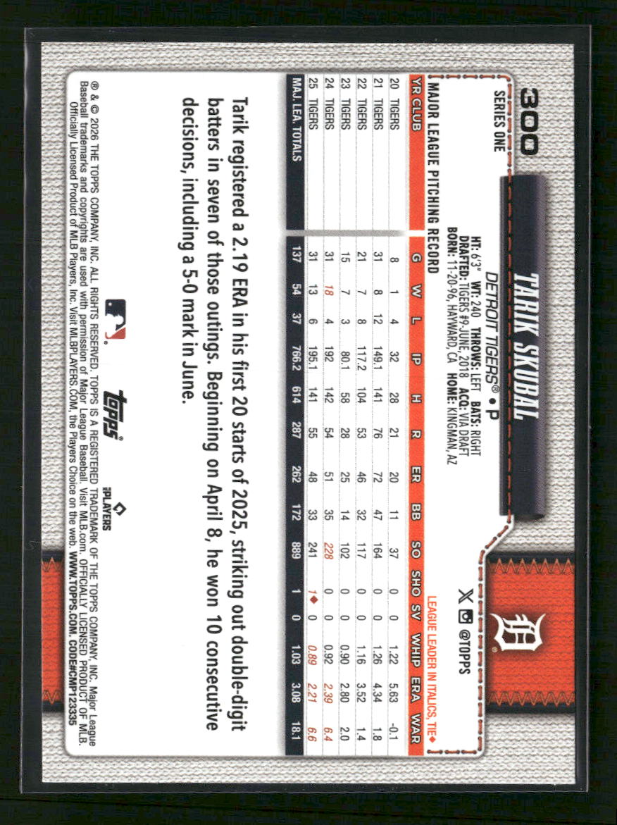 2026-topps-team-color-border-tarik-skubal-300
