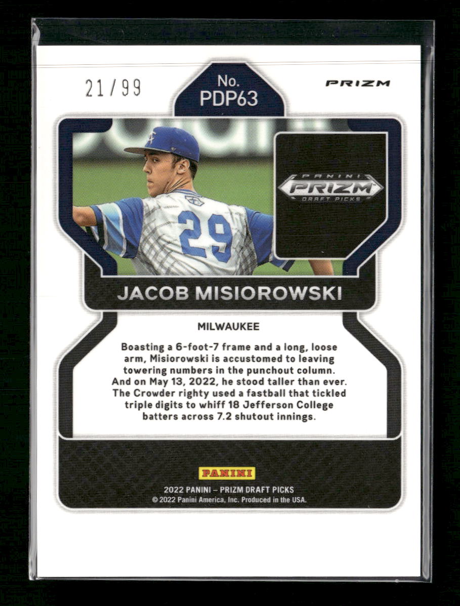 2022-panini-prizm-draft-picks-red-donut-circles-jacob-misiorowski-99-pdp63