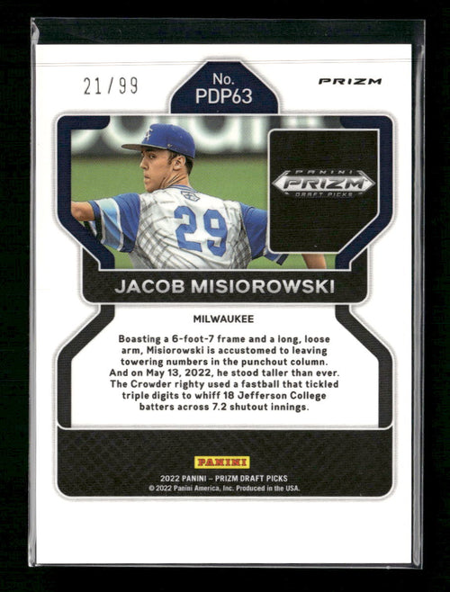2022-panini-prizm-draft-picks-red-donut-circles-jacob-misiorowski-99-pdp63